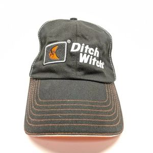 Ditch Witch Hat Mesh Cap Spell Out Logo Trucker Em